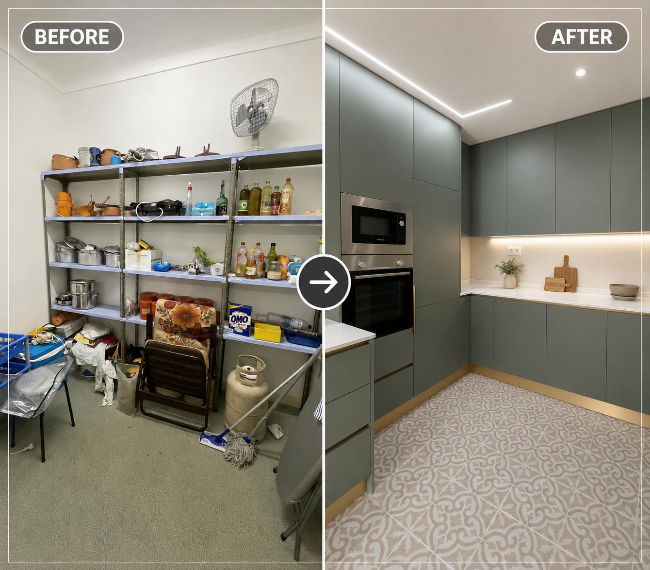Kitchen renovated