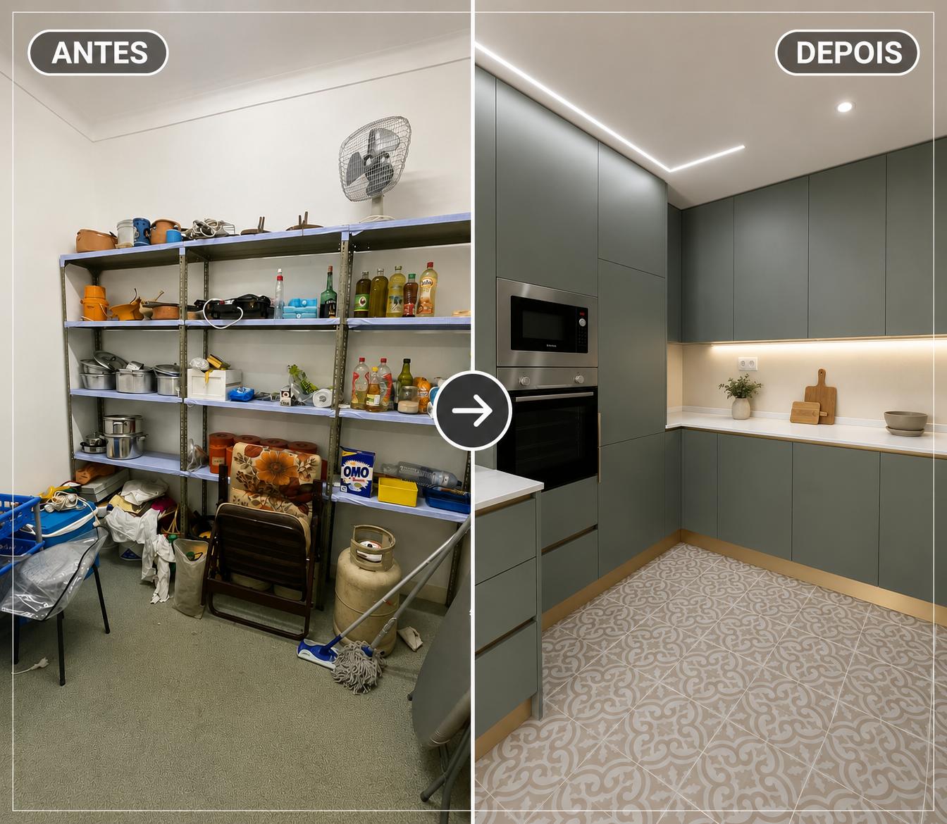 Cozinha renovada